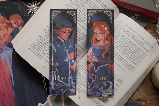 Feyre and Rhysand | ACOTAR Bookmark