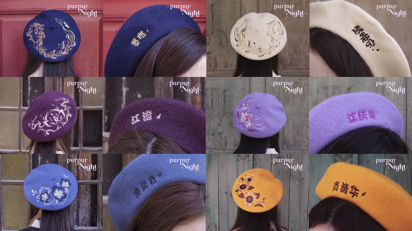 Dynasty berets | DANMEI wool berets